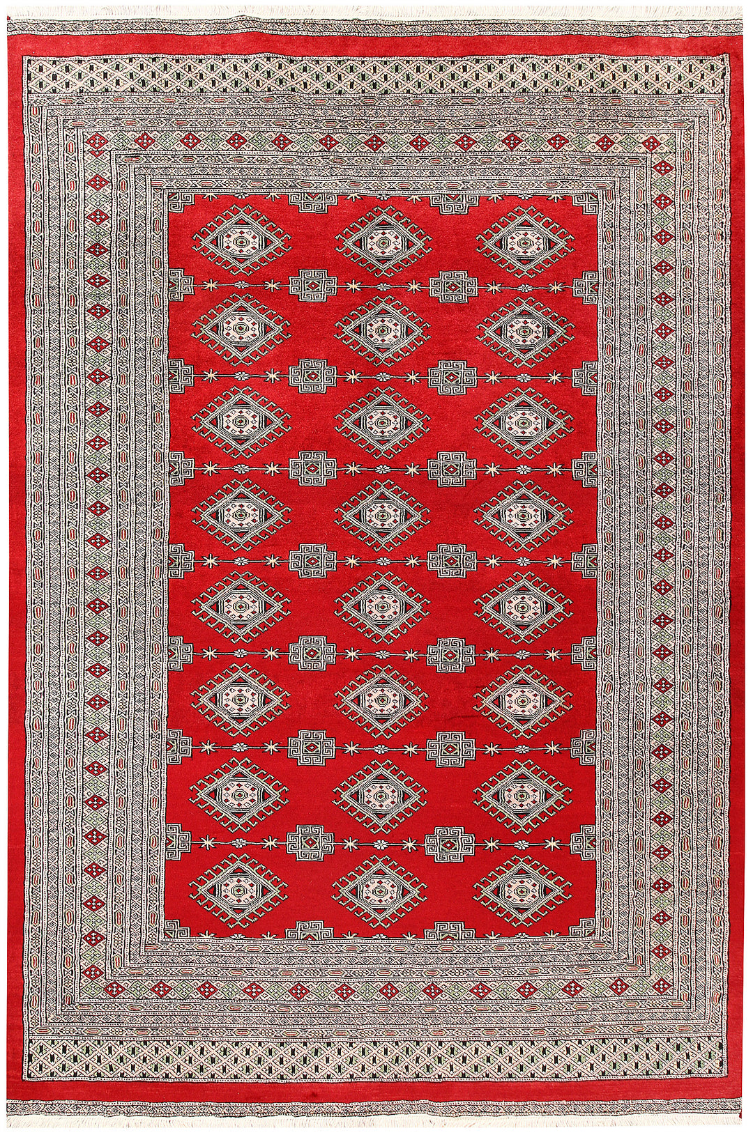 Firebrick Jaldar 6' 2 x 9' 1 - No. 60191 - ALRUG Rug Store