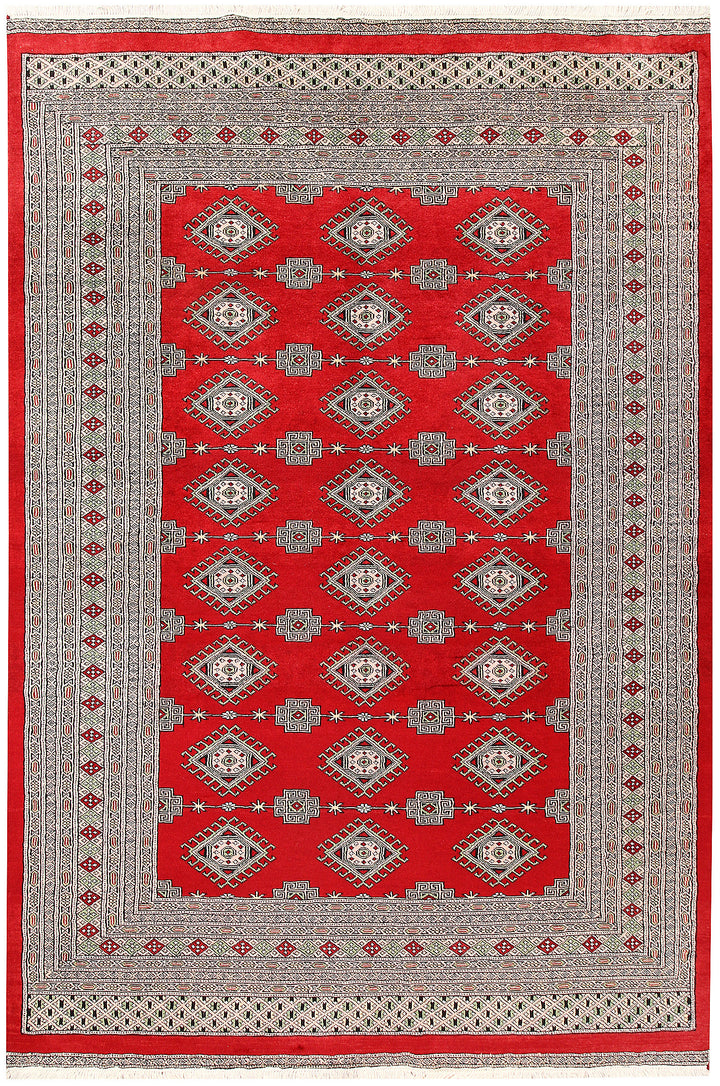 Firebrick Jaldar 6' 2 x 9' 1 - No. 60191 - ALRUG Rug Store