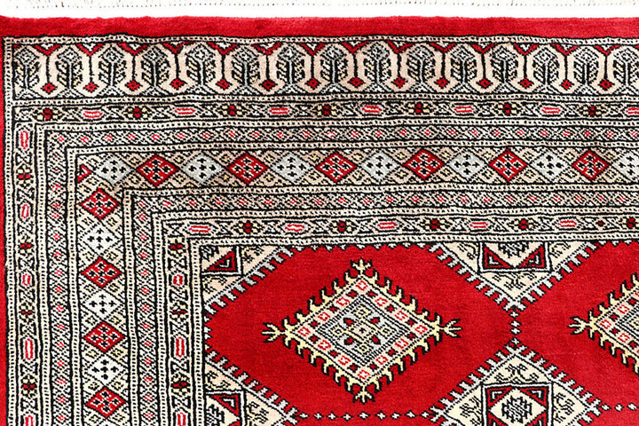 Red Jaldar 6'  1" x 9'  2" - No. QA19607