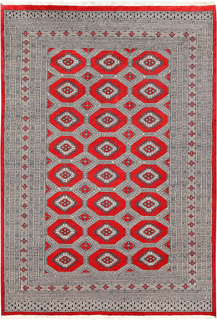 Red Jaldar 6'  1" x 8'  10" - No. QA15323