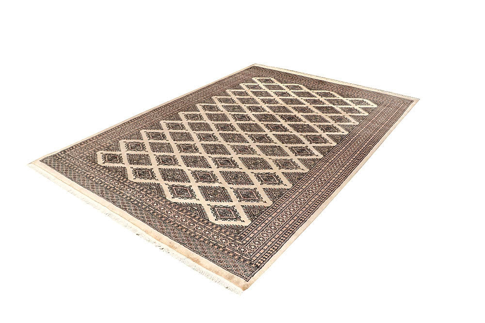Bisque Bokhara 6' x 8' 10 - No. 60212 - ALRUG Rug Store