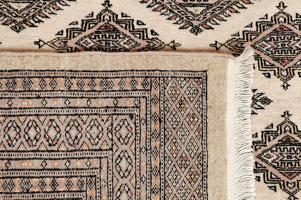 Bisque Bokhara 6' x 8' 10 - No. 60212 - ALRUG Rug Store