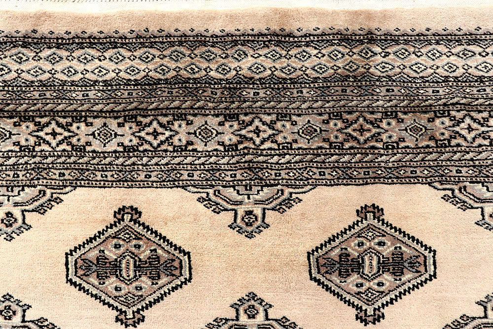 Bisque Bokhara 6' 9 x 8' 11 - No. 60213 - ALRUG Rug Store