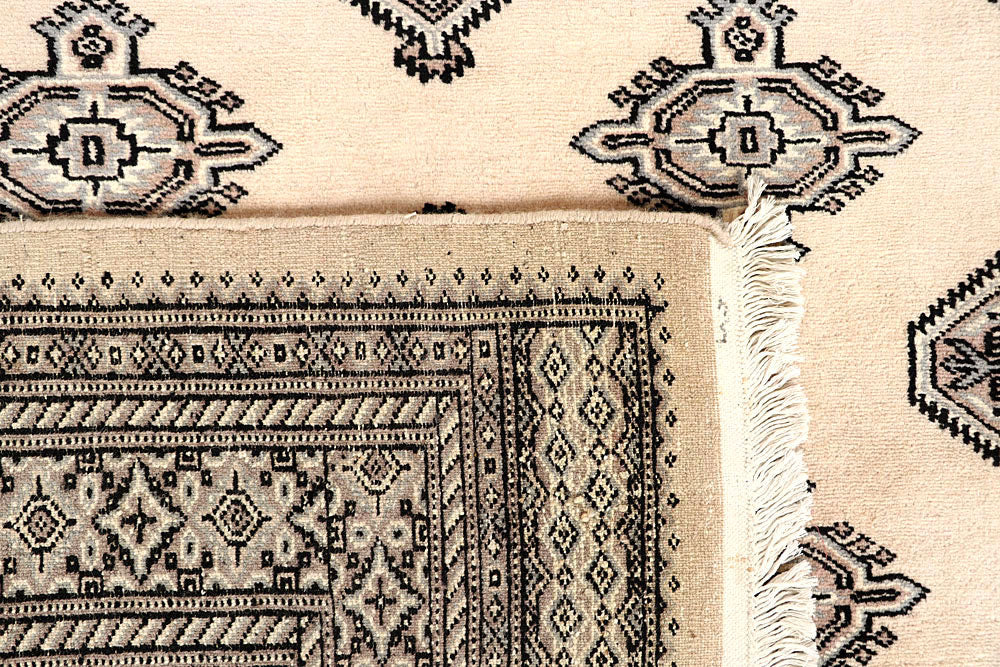 Bisque Bokhara 6' 9 x 8' 11 - No. 60213 - ALRUG Rug Store