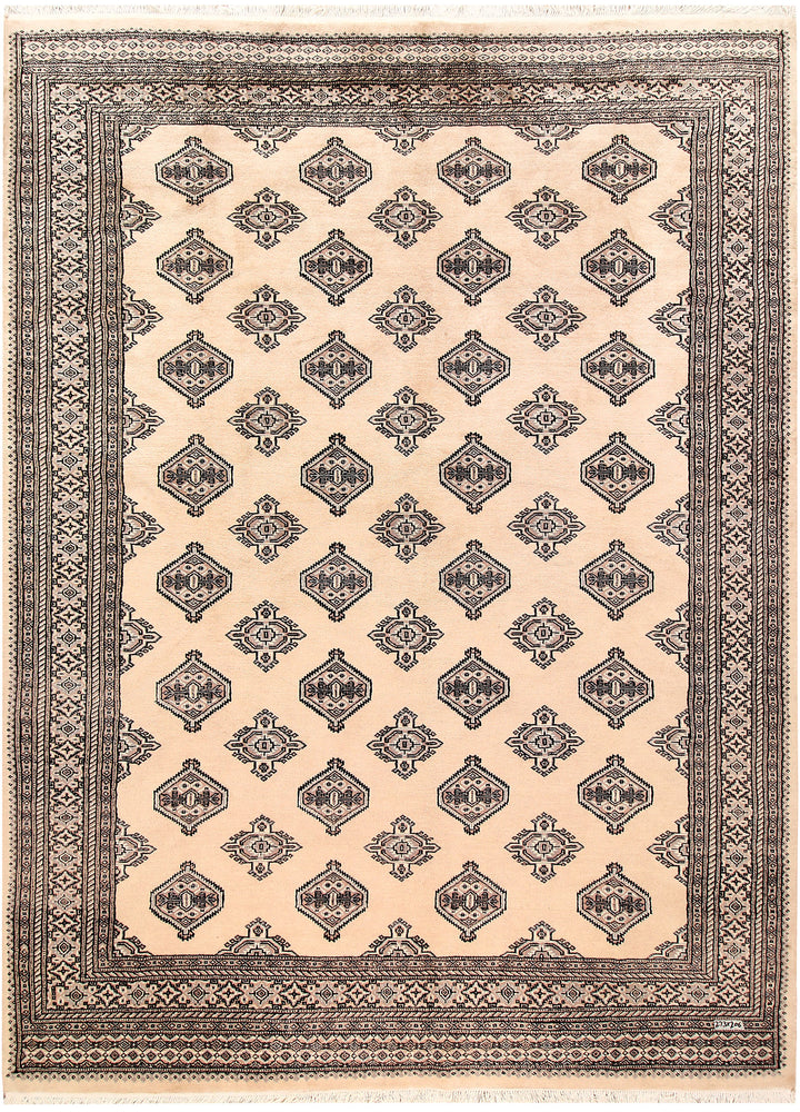 Bisque Bokhara 6' 9 x 8' 11 - No. 60213 - ALRUG Rug Store