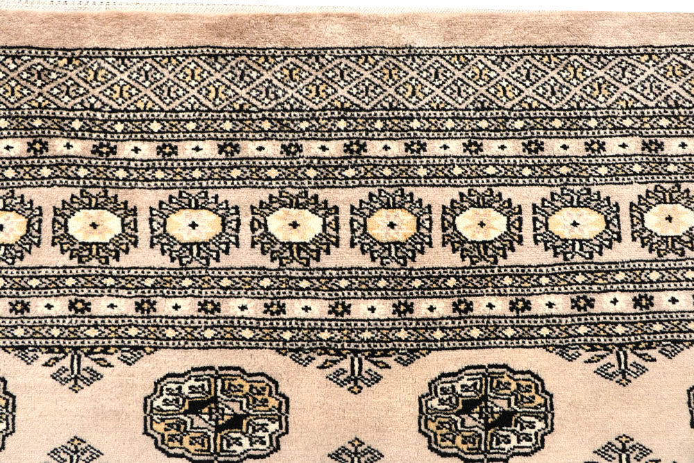 Antique White Bokhara 6' 1 x 8' 8 - No. 60217 - ALRUG Rug Store