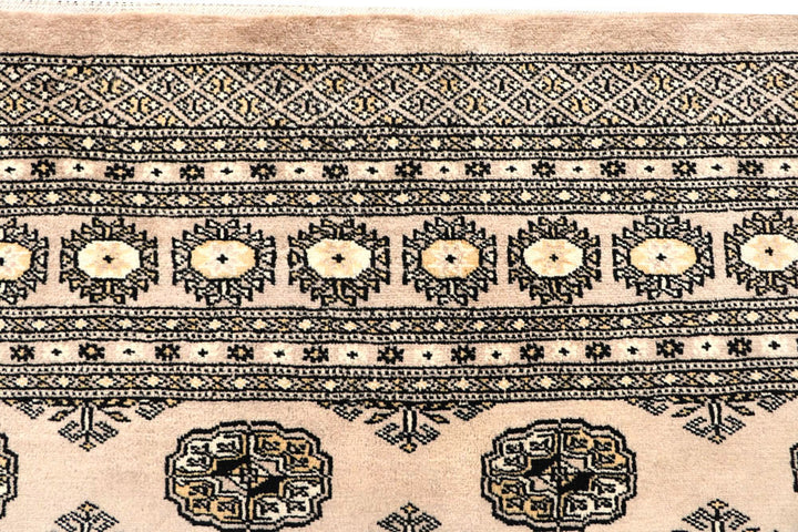 Antique White Bokhara 6' 1 x 8' 8 - No. 60217 - ALRUG Rug Store