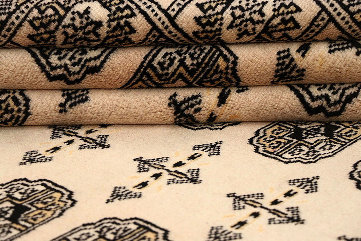 Bisque Bokhara 6' 2 x 9' 6 - No. 60219 - ALRUG Rug Store