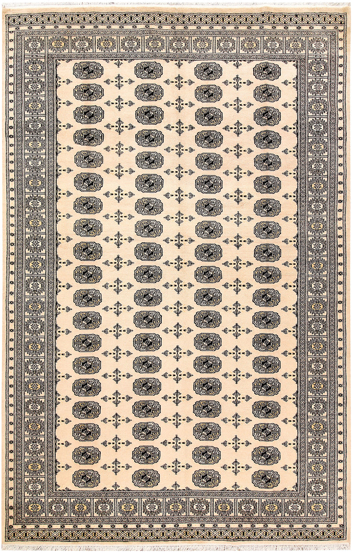 Bisque Bokhara 6' 2 x 9' 6 - No. 60219 - ALRUG Rug Store