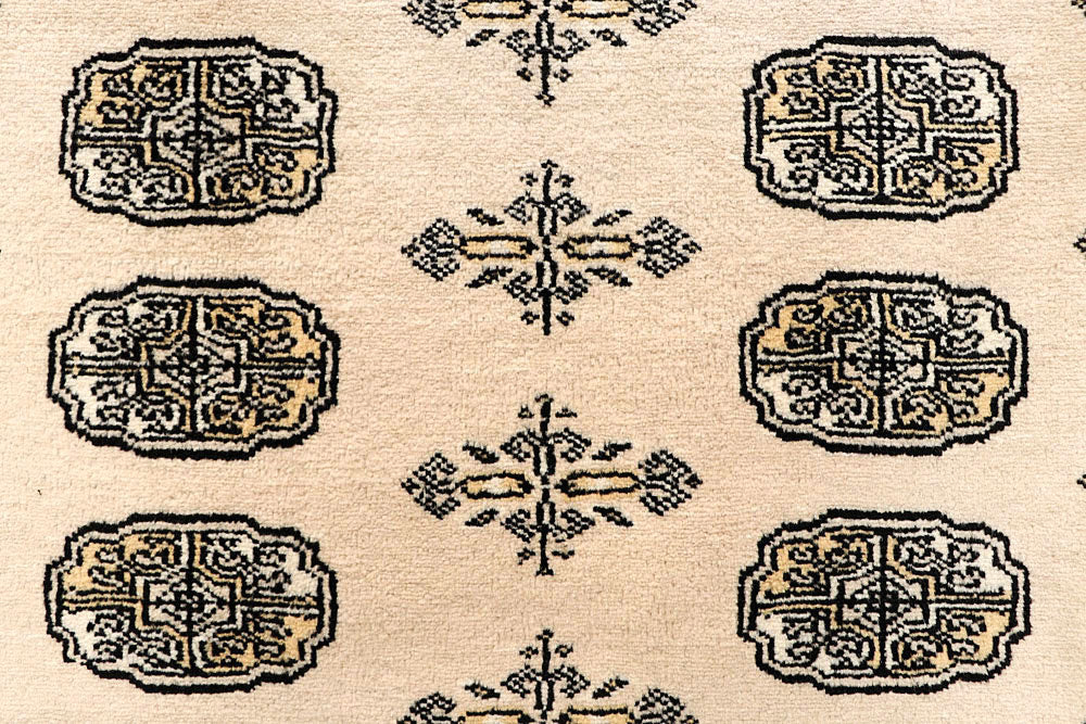 Bisque Bokhara 5' 11 x 8' 6 - No. 60220 - ALRUG Rug Store