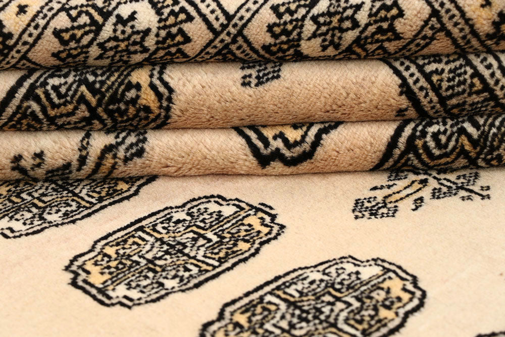 Bisque Bokhara 5' 11 x 8' 6 - No. 60220 - ALRUG Rug Store