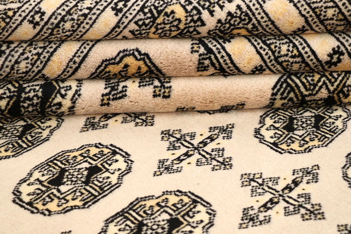 Bisque Bokhara 6' 2 x 8' 6 - No. 60221 - ALRUG Rug Store