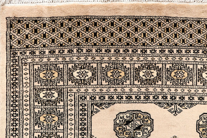 Bisque Bokhara 5' 11 x 9' 6 - No. 60222 - ALRUG Rug Store