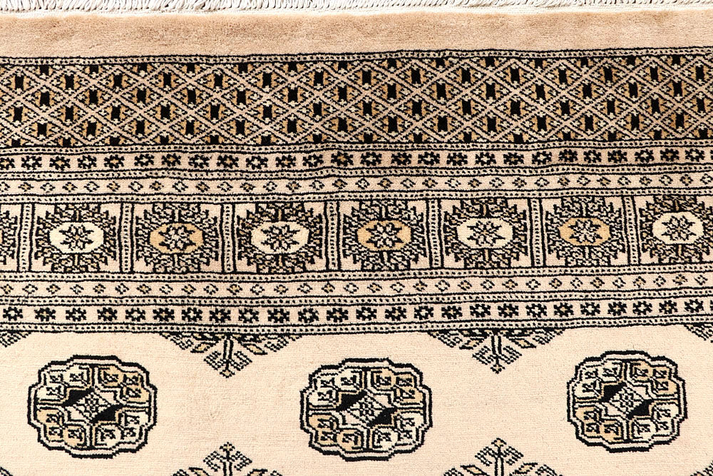 Bisque Bokhara 5' 11 x 9' 6 - No. 60222 - ALRUG Rug Store