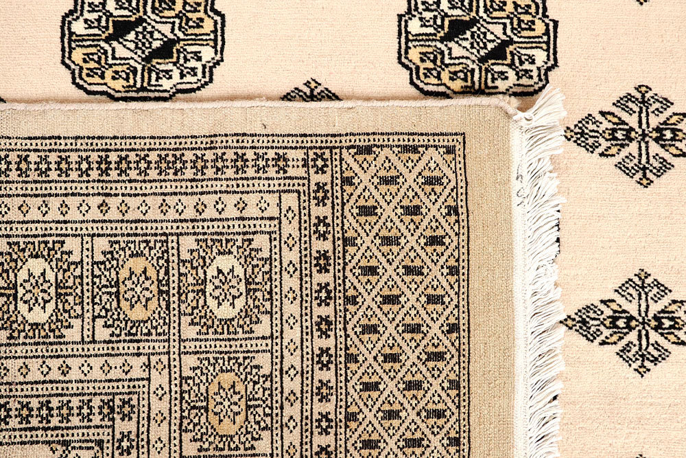 Bisque Bokhara 5' 11 x 9' 6 - No. 60222 - ALRUG Rug Store