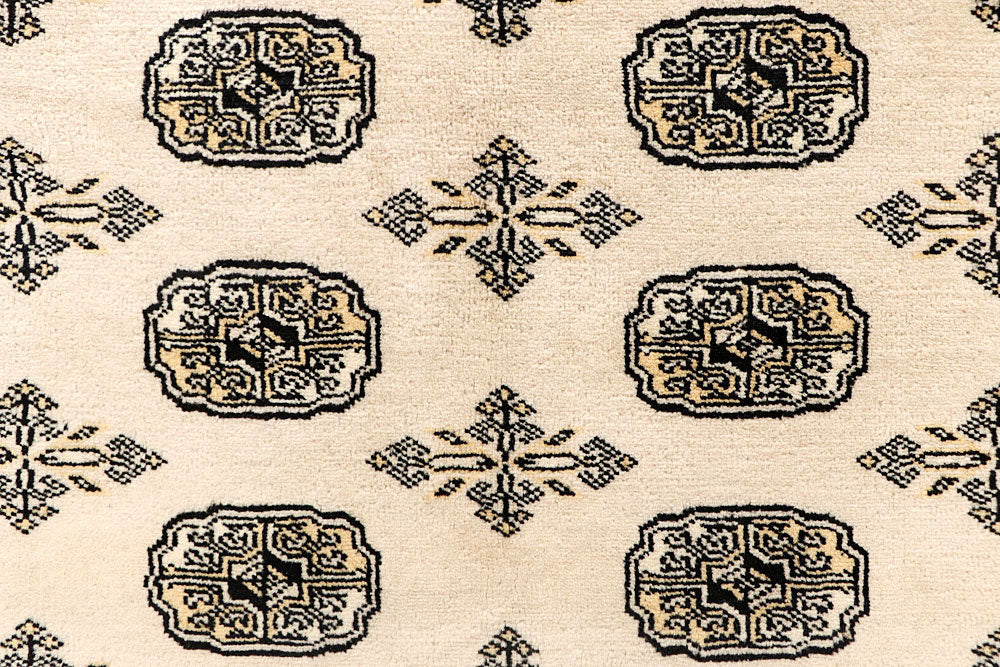 Bisque Bokhara 6' x 9' 1 - No. 60223 - ALRUG Rug Store