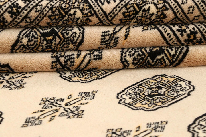 Bisque Bokhara 6' x 9' 1 - No. 60223 - ALRUG Rug Store