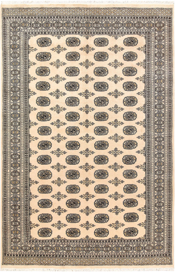 Bisque Bokhara 6'  x" 9'  1" - No. QA17897