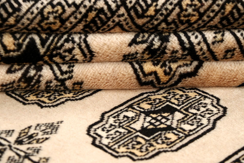 Bisque Bokhara 6' x 8' 11 - No. 60224 - ALRUG Rug Store