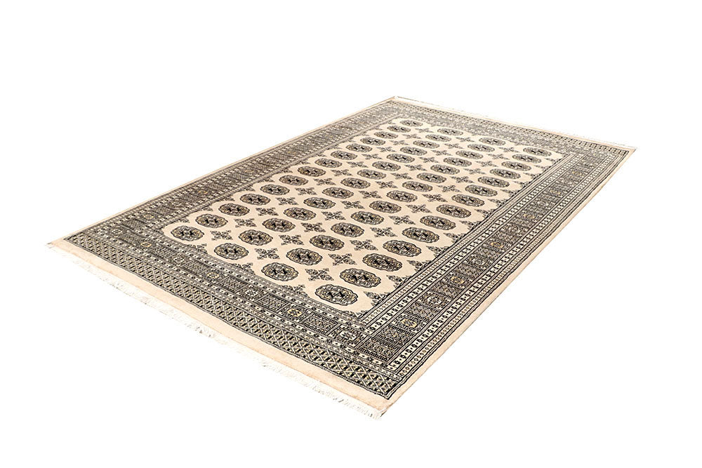 Bisque Bokhara 6' x 8' 11 - No. 60224 - ALRUG Rug Store