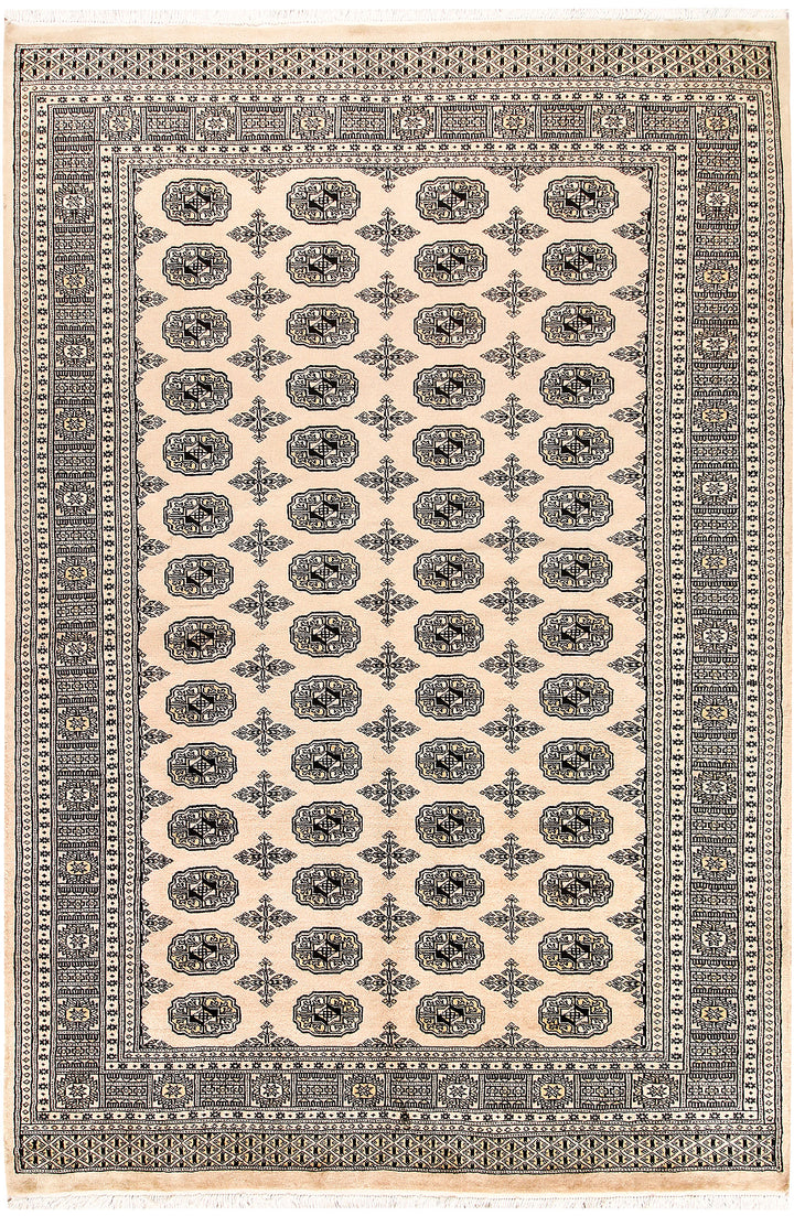 Bisque Bokhara 6' x 8' 11 - No. 60224 - ALRUG Rug Store
