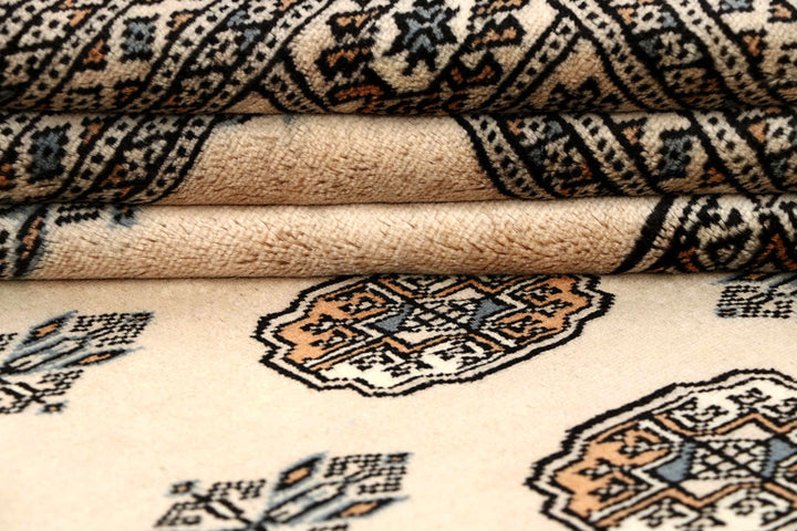 Bisque Bokhara 6' x 9' 1 - No. 60226 - ALRUG Rug Store