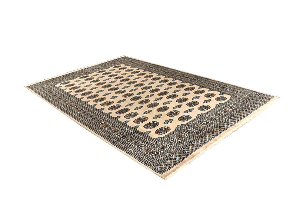 Bisque Bokhara 6' x 9' 1 - No. 60226 - ALRUG Rug Store