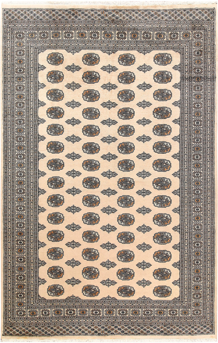 Bisque Bokhara 6' x 9' 1 - No. 60226 - ALRUG Rug Store