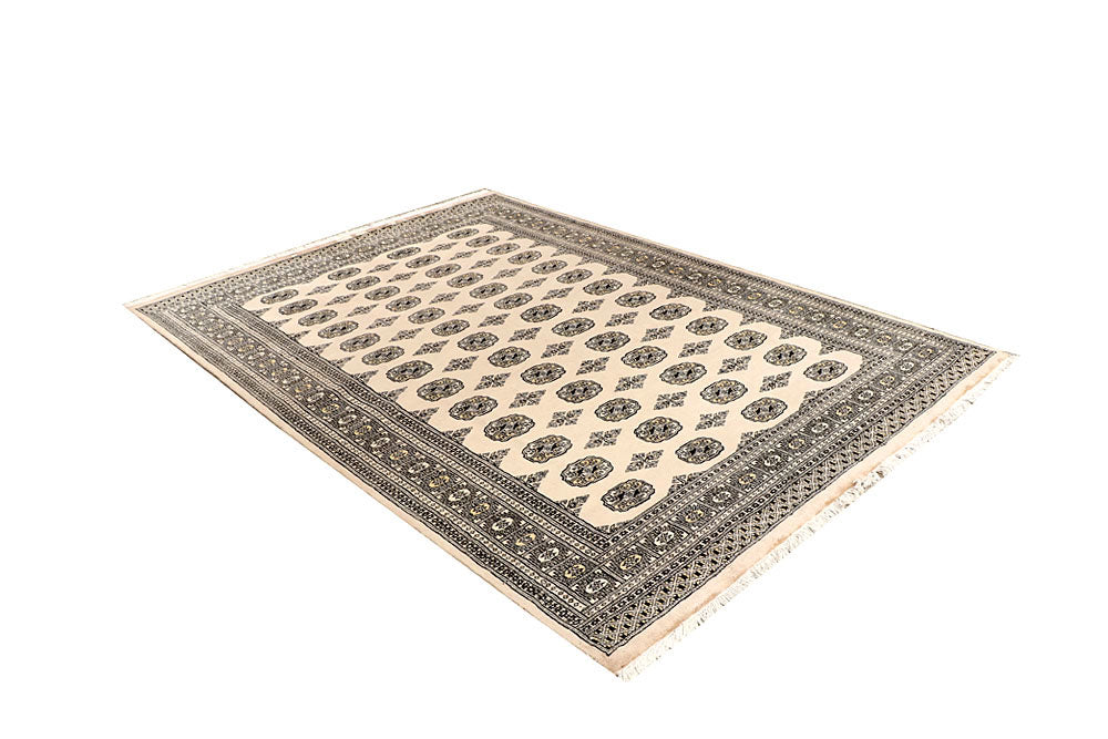 Bisque Bokhara 5' 11 x 8' 5 - No. 60227 - ALRUG Rug Store