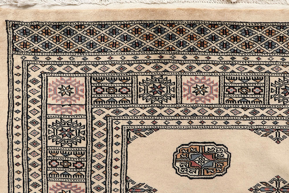 Bisque Bokhara 6' x 9' 5 - No. 60228 - ALRUG Rug Store