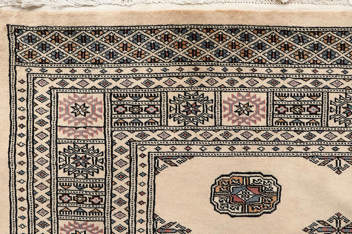 Bisque Bokhara 6' x 9' 5 - No. 60228 - ALRUG Rug Store