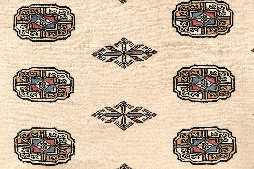 Bisque Bokhara 6' x 9' 5 - No. 60228 - ALRUG Rug Store