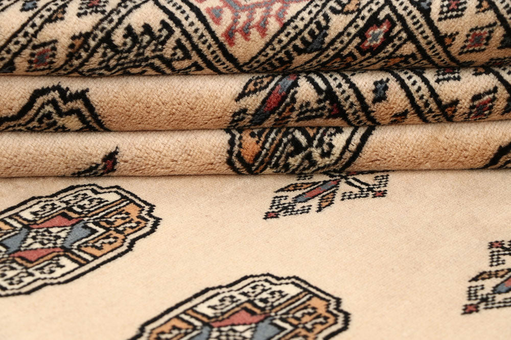 Bisque Bokhara 6' x 9' 5 - No. 60228 - ALRUG Rug Store