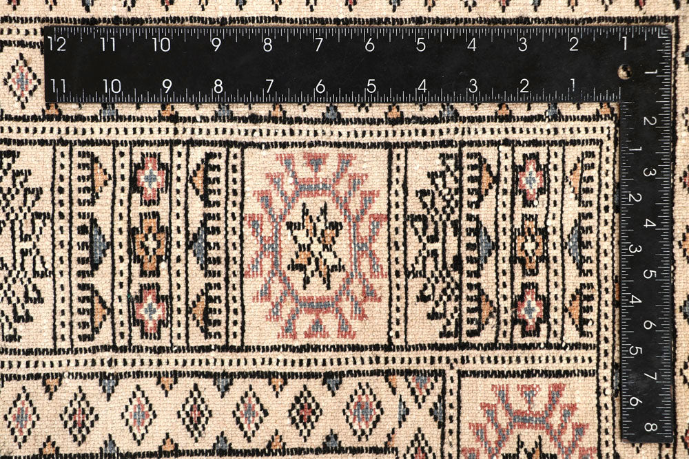 Bisque Bokhara 6' x 9' 5 - No. 60228 - ALRUG Rug Store