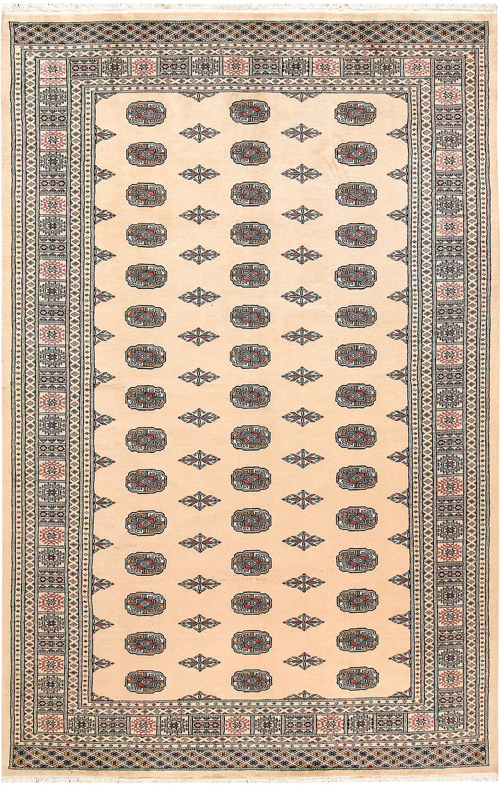 Bisque Bokhara 6' x 9' 5 - No. 60228 - ALRUG Rug Store