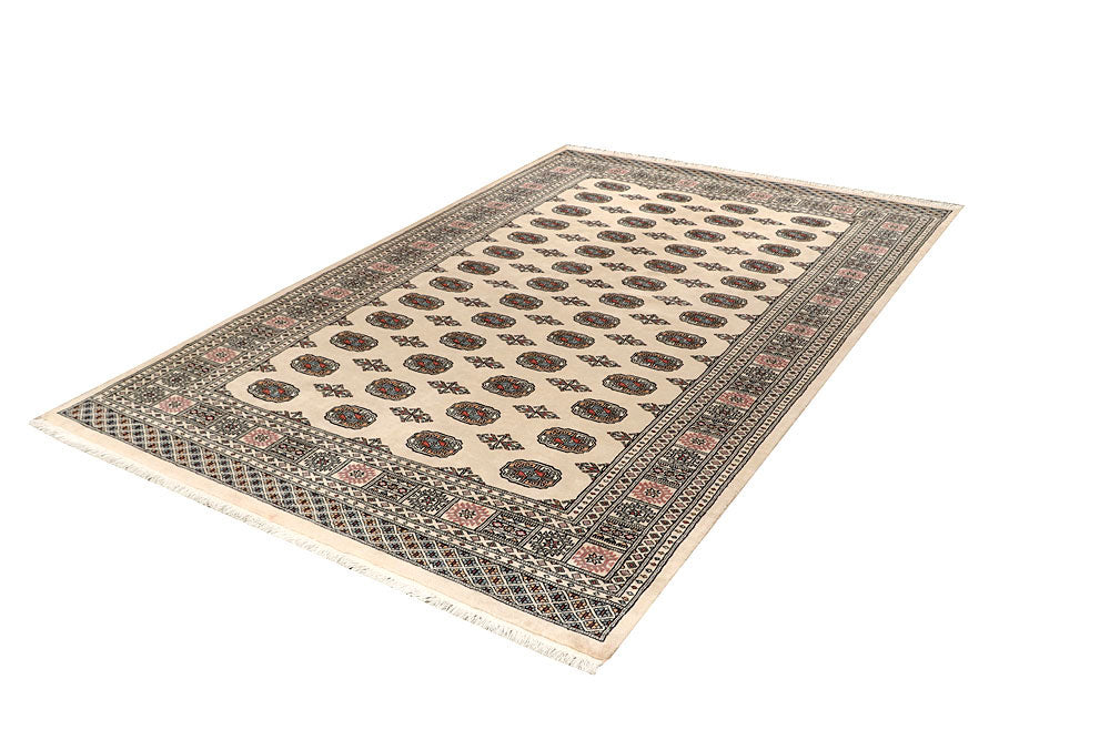Bisque Bokhara 6' x 9' 2 - No. 60229 - ALRUG Rug Store
