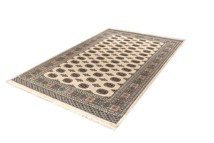 Bisque Bokhara 6' x 9' 2 - No. 60229 - ALRUG Rug Store