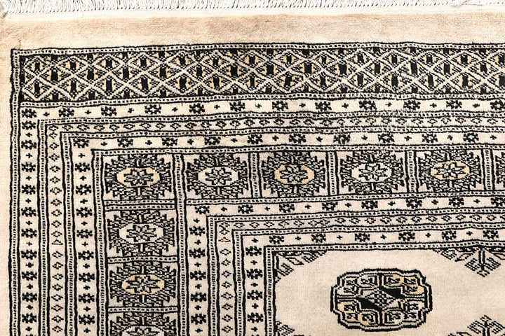 Bisque Bokhara 6' 1 x 8' 11 - No. 60230 - ALRUG Rug Store