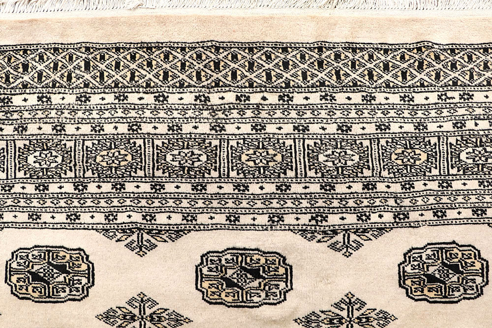 Bisque Bokhara 6' 1 x 8' 11 - No. 60230 - ALRUG Rug Store