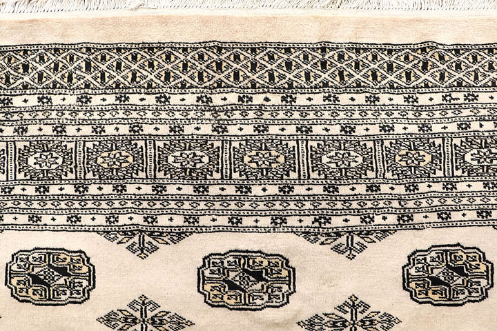 Bisque Bokhara 6' 1 x 8' 11 - No. 60230 - ALRUG Rug Store
