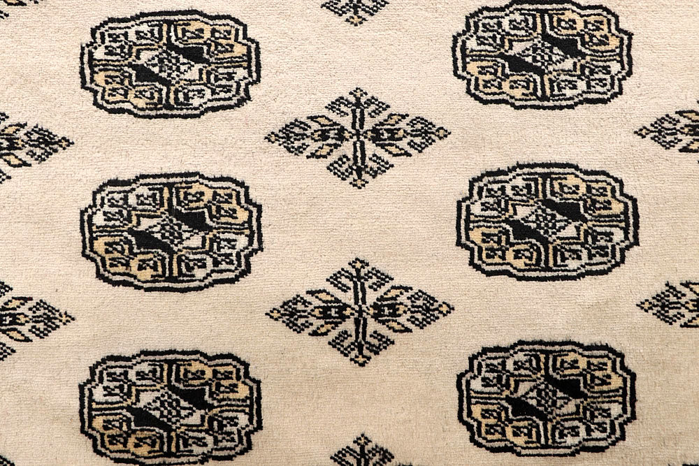 Bisque Bokhara 6' 1 x 8' 11 - No. 60230 - ALRUG Rug Store