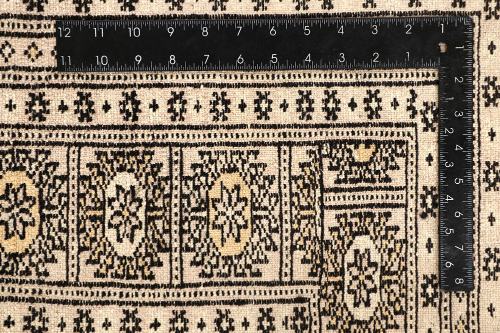 Bisque Bokhara 6' 1 x 8' 11 - No. 60230 - ALRUG Rug Store