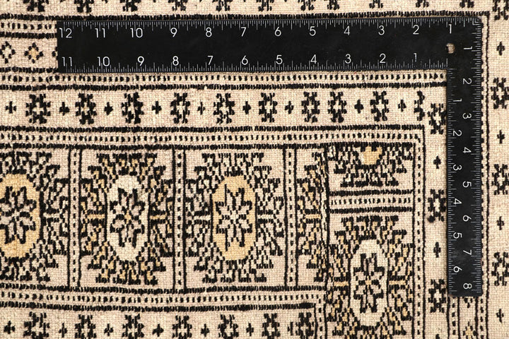 Bisque Bokhara 6' 1 x 8' 11 - No. 60230 - ALRUG Rug Store