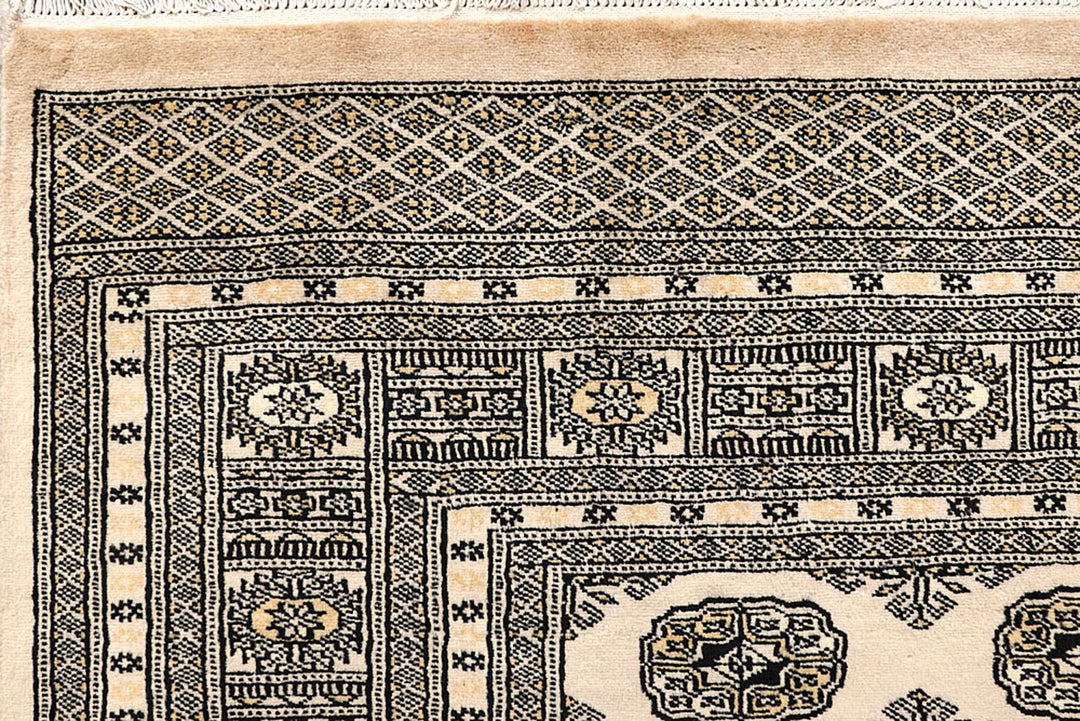 Bisque Bokhara 6'  1" x 9'  1" - No. QA74268