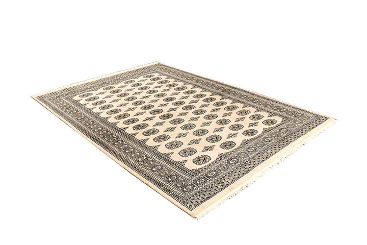 Bisque Bokhara 6' x 8' 7 - No. 60232 - ALRUG Rug Store