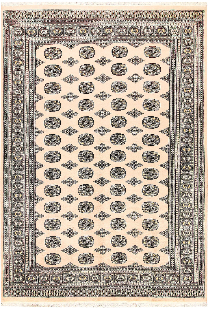 Bisque Bokhara 6' x 8' 7 - No. 60232 - ALRUG Rug Store