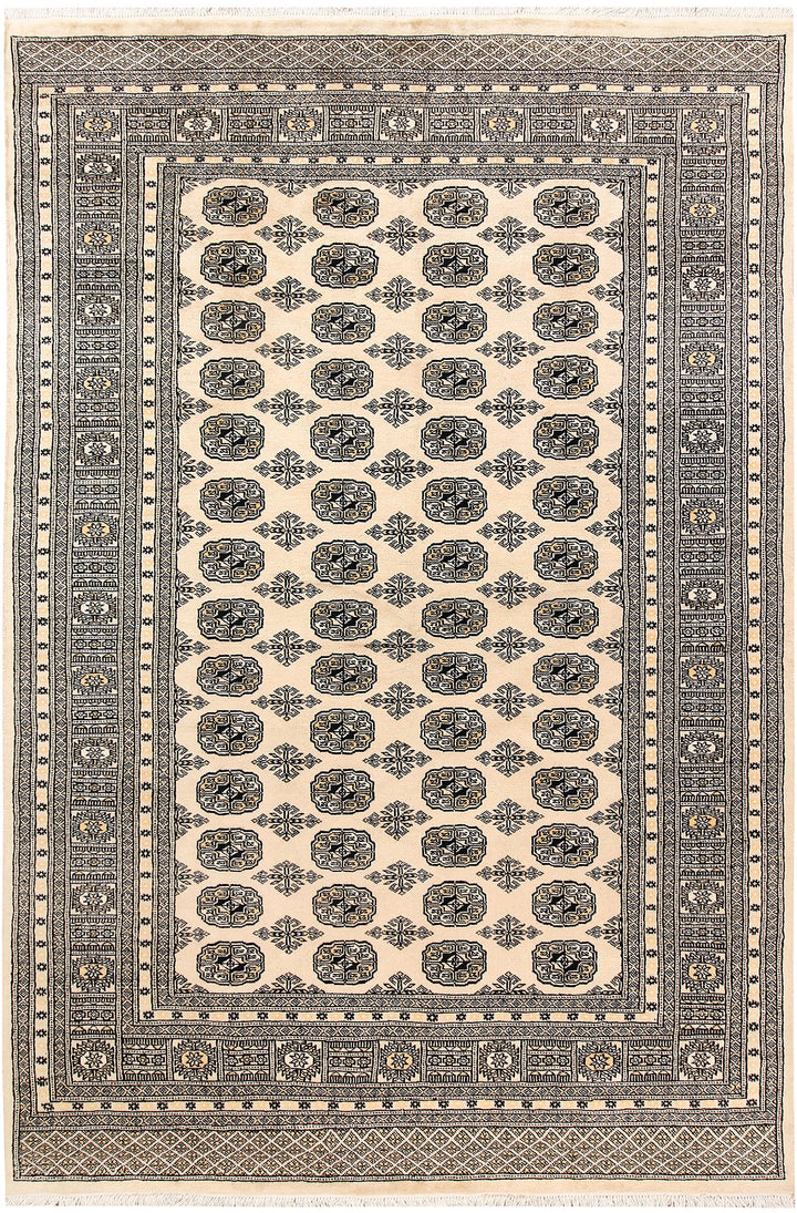 Bisque Bokhara 6' x 9' - No. 60233 - ALRUG Rug Store