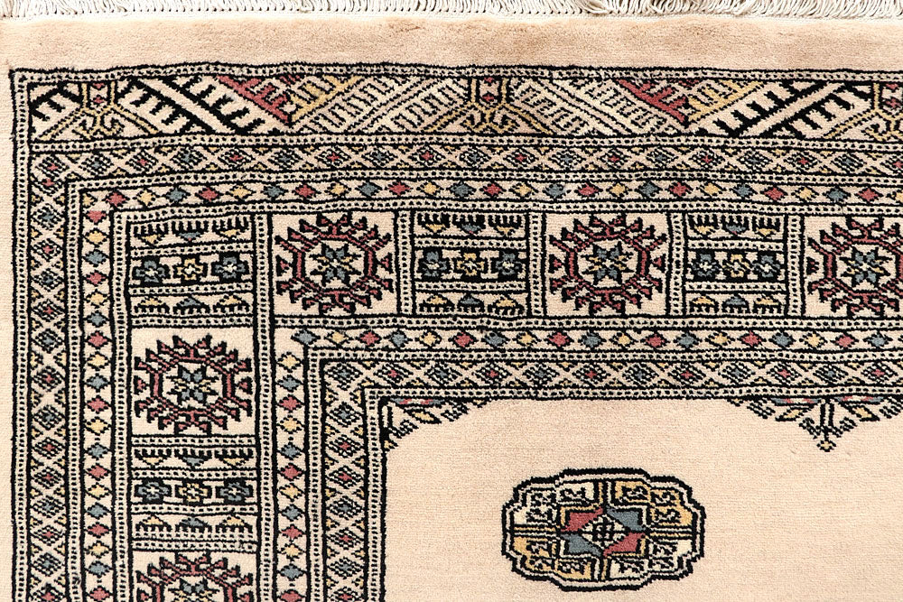 Bisque Bokhara 5' 11 x 8' 11 - No. 60234 - ALRUG Rug Store