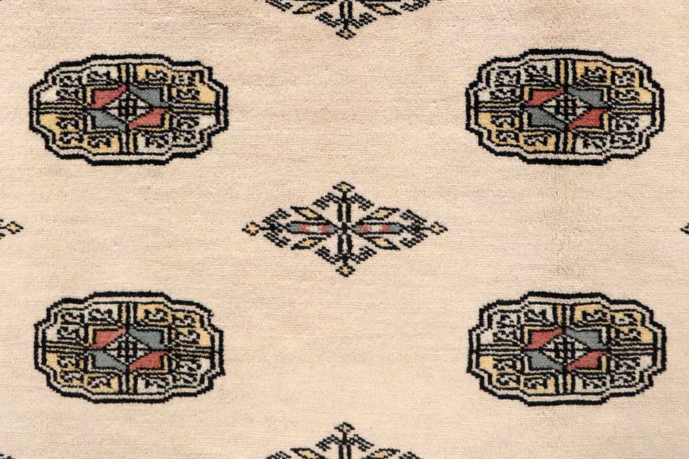 Bisque Bokhara 5' 11 x 8' 11 - No. 60234 - ALRUG Rug Store