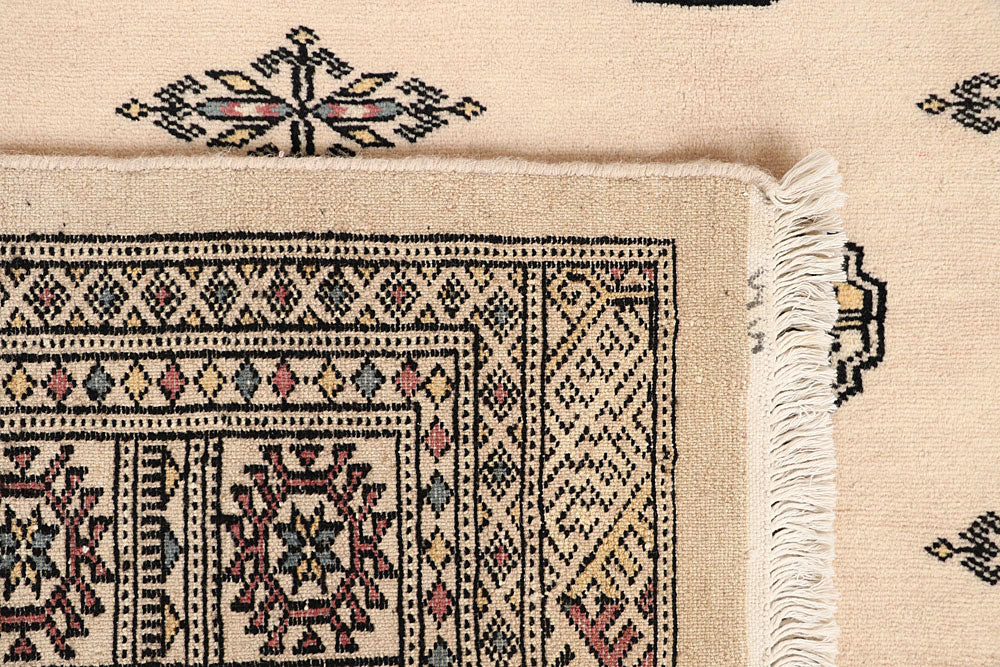 Bisque Bokhara 5' 11 x 8' 11 - No. 60234 - ALRUG Rug Store